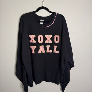 Custom 'XOXO Y'ALL' Sweatshirt